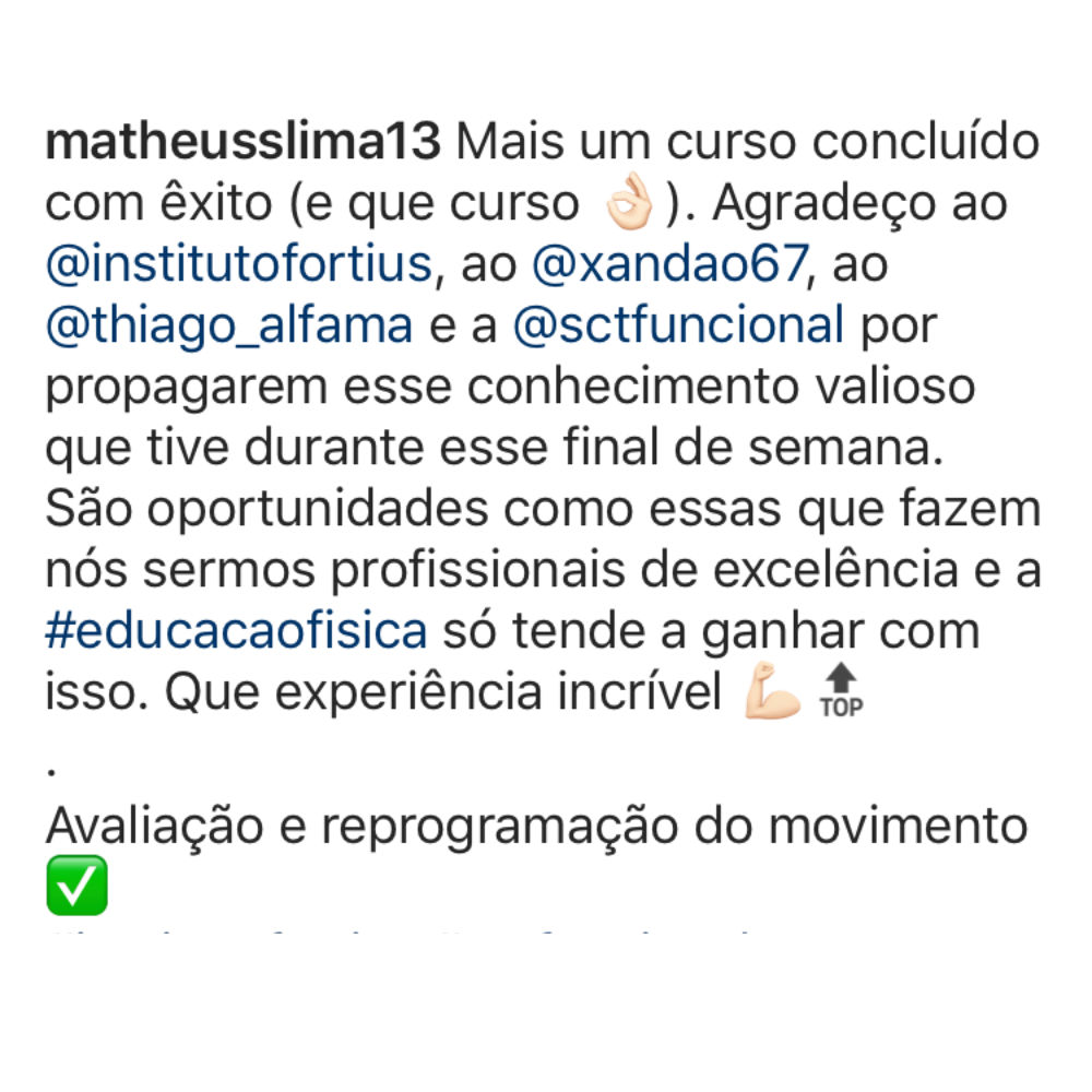 Depoimento de @matheusslima13