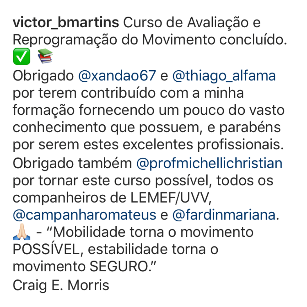 Depoimento de @victor_bmartins